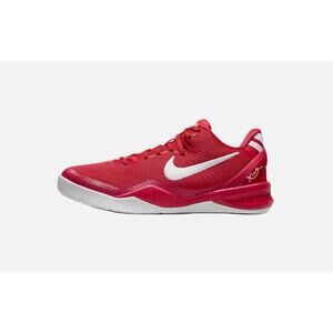 Size 5Y - Kid's Nike Kobe 8 Basketball Shoes University Red White FN0266-601